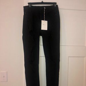 Black Ripped Jeans TAGS ON